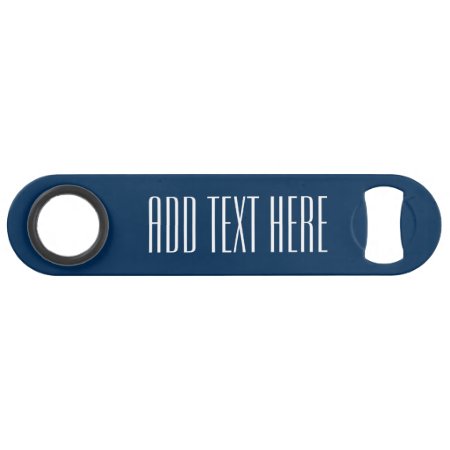 Navy Create Your Own - Make It Yours Custom Text Bar Key