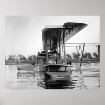 Navy Curtiss Nc-4 Flying Boat  1918 Poster by Photoblog at Zazzle