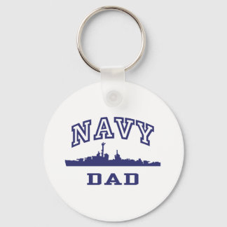 Navy Dad Keychain