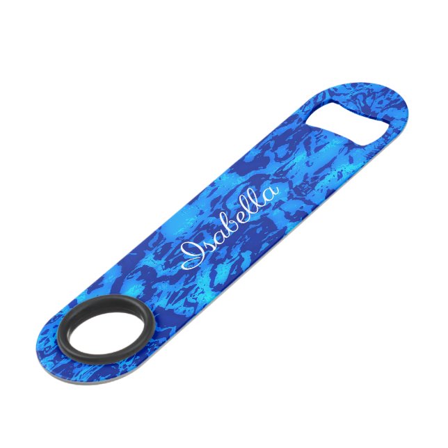 Navy Deep Customize Fresh Ocean Water Bar Key (Front Angled)