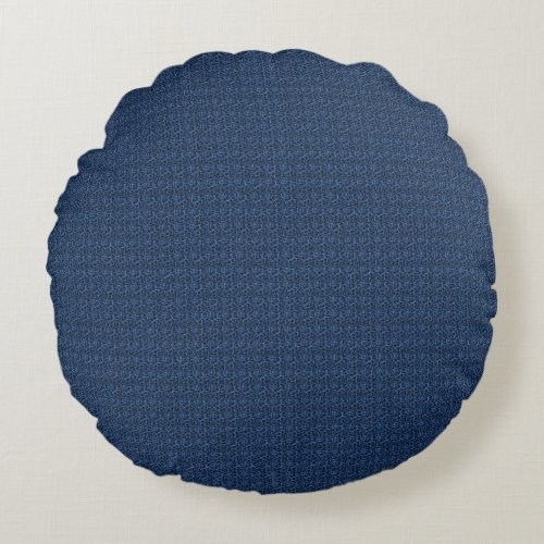 Navy_Delicate Traditional  Round_Home_Decor Round Pillow