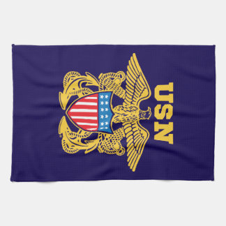 Navy Design Kitchen Towel