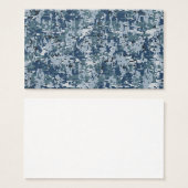 Navy Digital Camo Camouflage Decor (Front & Back)
