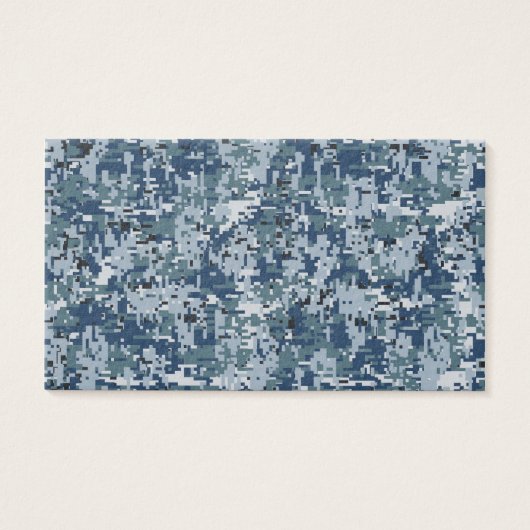Navy Digital Camo Camouflage Decor (Front)