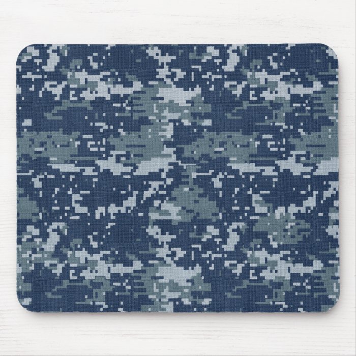 Navy Digital Camouflage Mousepad