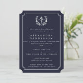 Navy Doctor of Osteopathic Medicine Graduation Inv Invitation (Standing Front)