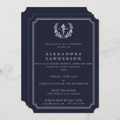 Navy Doctor of Osteopathic Medicine Graduation Inv Invitation (Front/Back)