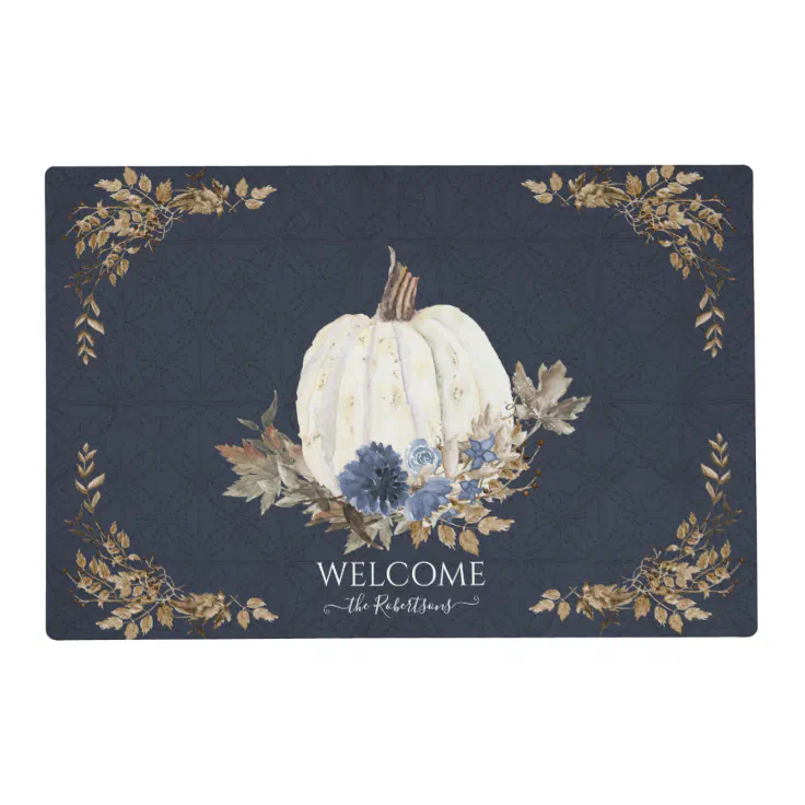 dusty blue placemats