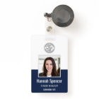 Navy | Employee Photo ID Company Security