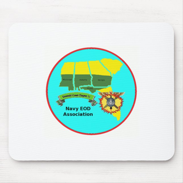 Navy EOD Association Emerald Coast Chapter 11 Mouse Pad (Front)