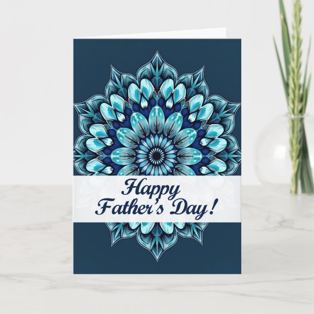 Navy Fathers Day Art Card (Front)