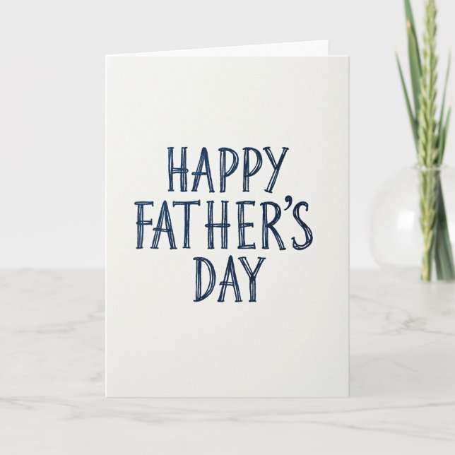 Navy Fathers Day Card (Front)