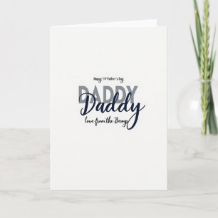 Navy First Fathers Day Card
