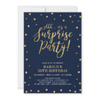 Navy & Gold | Adult 50th Surprise Birthday Party