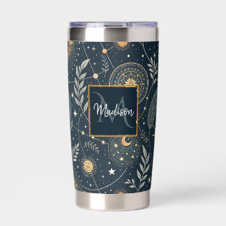 Navy & Gold Astrology Insulated Tumbler