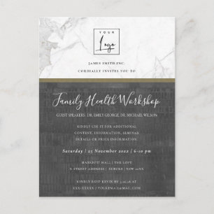 NAVY GOLD DAHLIA FLORAL WORKSHOP TALK EVENT INVITE