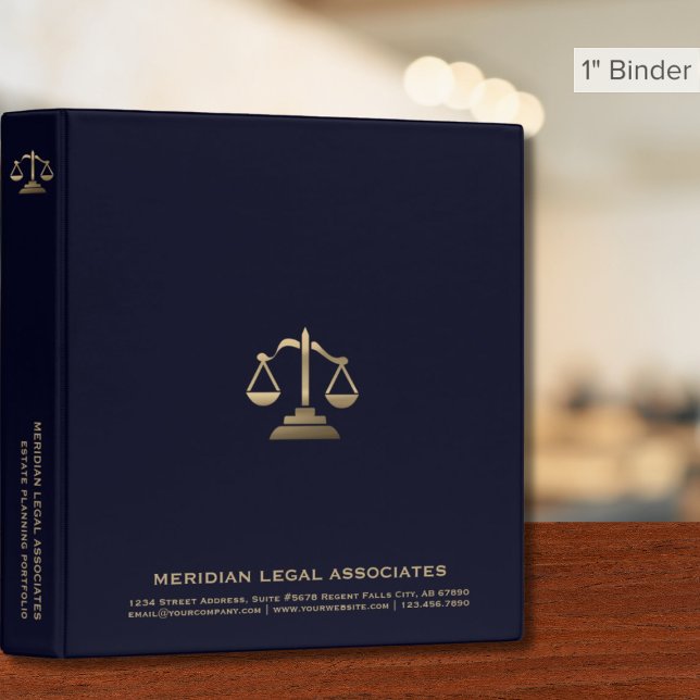 Navy Gold Estate Planning Binder (Creator Uploaded)