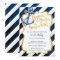 Navy & Gold Nautical Bridal Shower Invitation