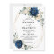 Navy Gold White Champagne Ivory Geometric Wedding