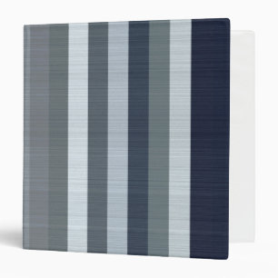 Navy Gray Stripes Throw Pillow 3 Ring Binder