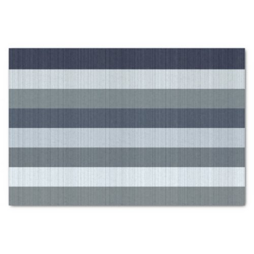 Navy Gray Stripes Throw Pillow  Tissue Paper