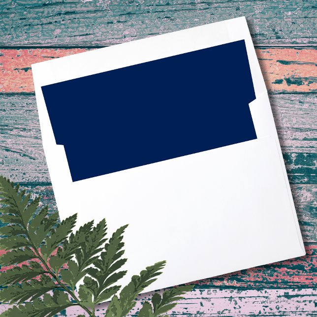 Navy Indigo chic bold classic Envelope Liner (Creator Uploaded)