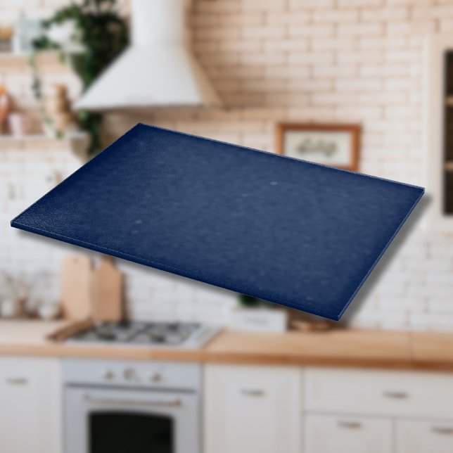 Navy Indigo Solid Color | Classic and Elegant Cutting Board (Creator Uploaded)