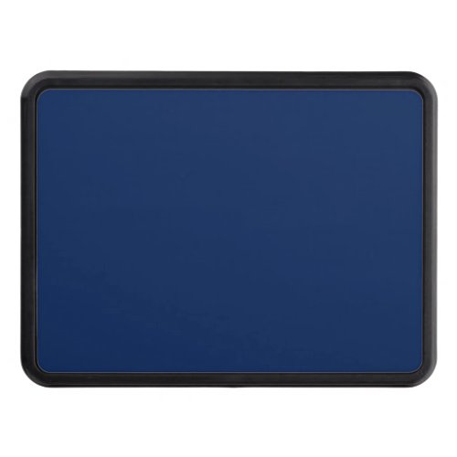 Navy Indigo Solid Color  Classic and Elegant Hitch Cover