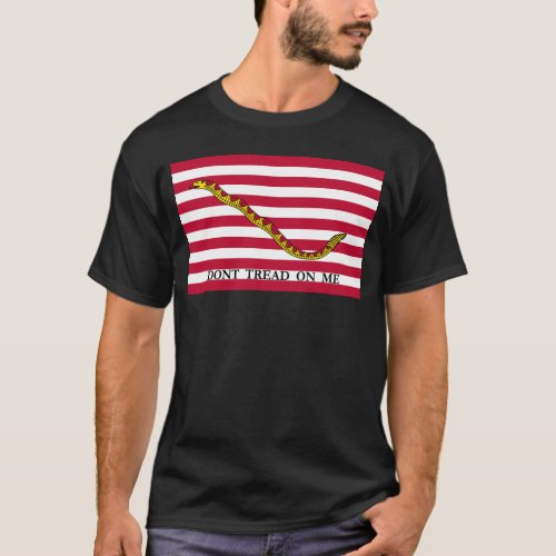 Navy Jack Flag _ Dont Tread On Me T_Shirt
