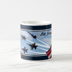 Navy Jets F/A-18 E/F Super Hornets Angels  Coffee Mug