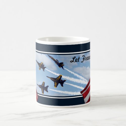 Navy Jets FA_18 EF Super Hornets Angels  Coffee Mug