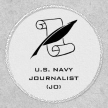 Navy Journalist Circle 4" Patch