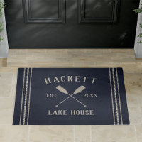 Navy | Lake House Rustic Oars Personalized