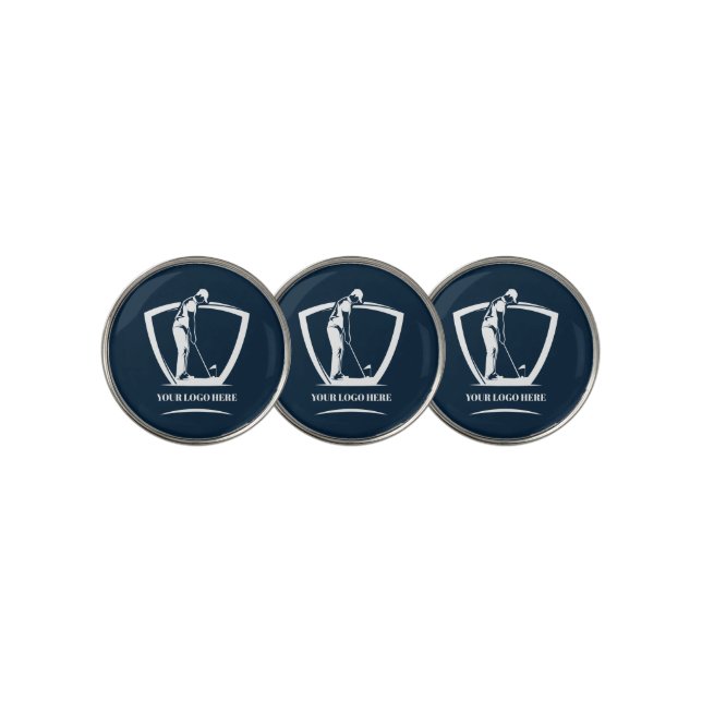 Navy Logo Golf Tournament Swag  Ball Marker (3 Up)