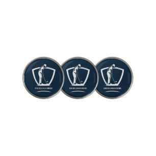 Navy Logo Golf Tournament Swag Golf Ball Marker