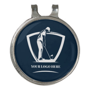 Navy Logo Golf Tournament Swag  Hat Clip