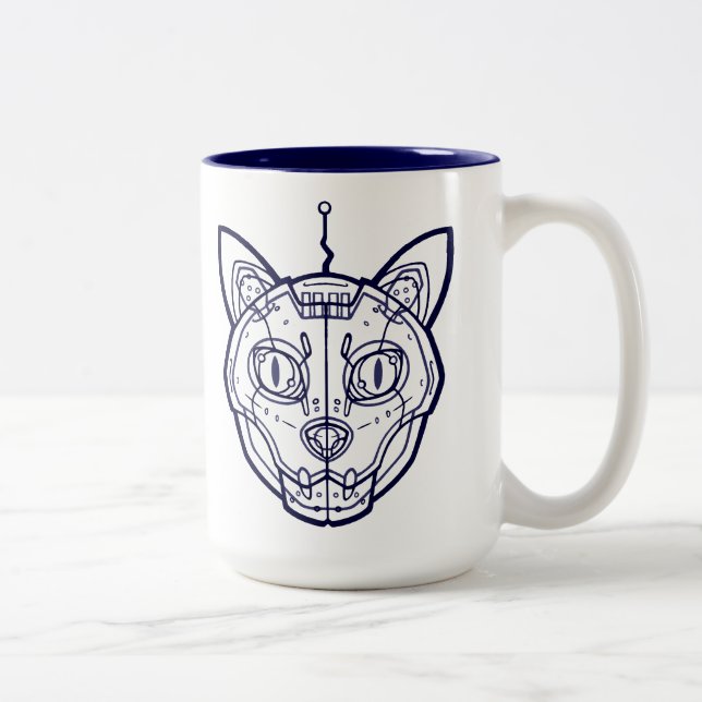 Navy Mechanicat Mug (Right)