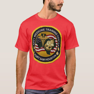 Navy Medical Crest Fort Sam Houston T-Shirt