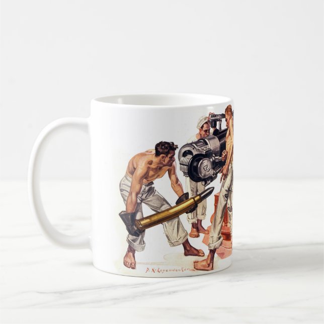 Navy Men Mug (Left)
