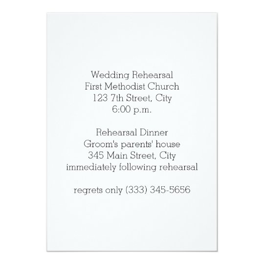Navy & Mint Rehearsal Dinner Invitation
