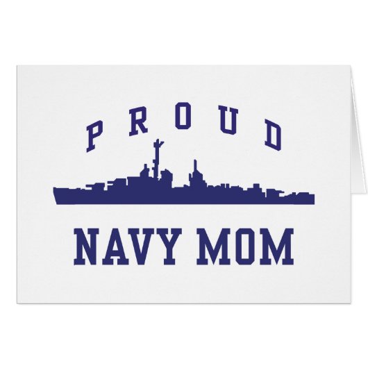 Navy Mom Cards (Front Horizontal)