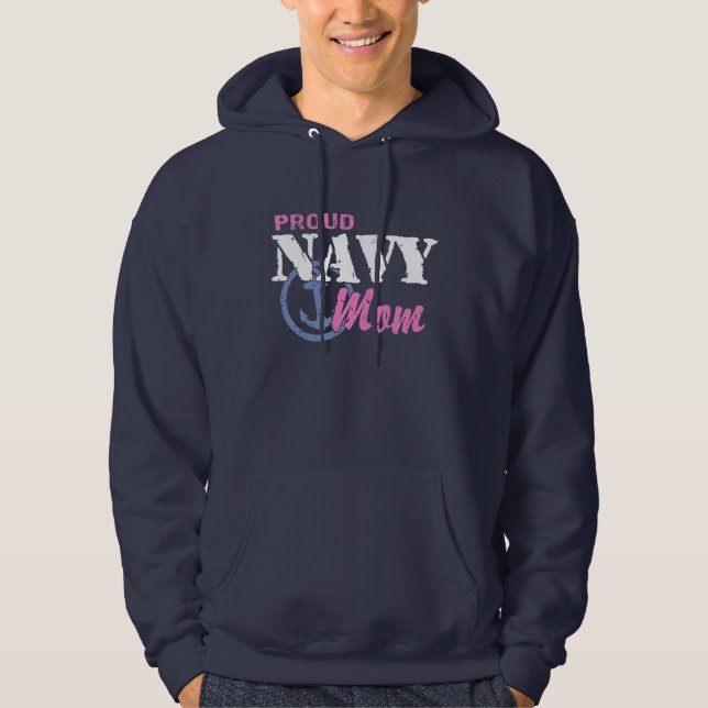 Navy Mom Hoodie (Front)