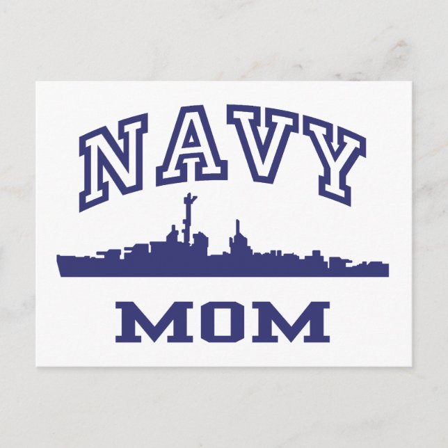 Navy Mom Postcard (Front)
