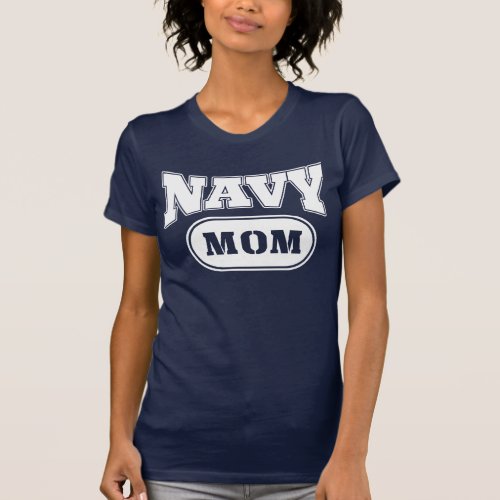 Navy mom T_Shirt