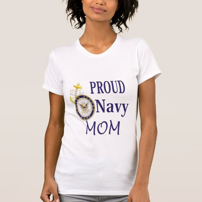 Navy Mom T-Shirt (Front)