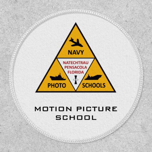 Navy Motion Picture School Patch Color