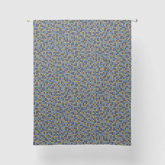 Navy Multi Polka Dot Sheer Curtains