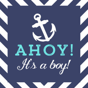 Nautical Baby Shower Cookies Zazzle Nautical Baby Shower Cookies Zazzle