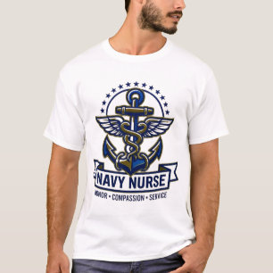 Navy Nurse Honor Compassion Service T-Shirt
