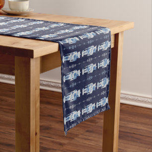 Navy Nutcracker Table Runner